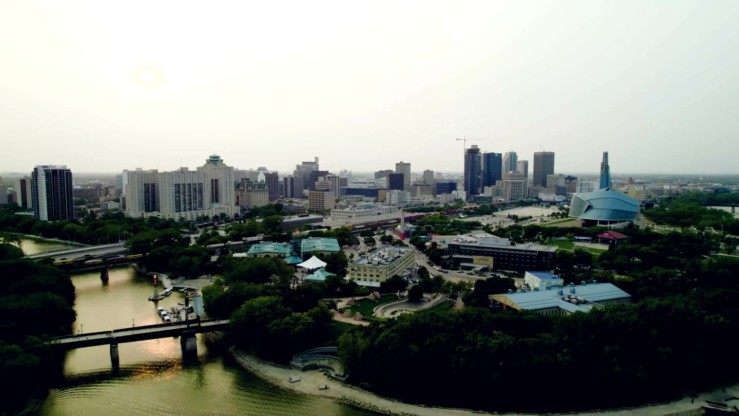 Aerial view of Winnipeg, Manitoba